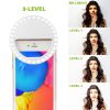 Selfie Ring Light 36 LEDs Ring Fill Light Clip for iPhone Xs Max/XR Galaxy S10 Plus Tablet