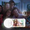 Selfie Ring Light 36 LEDs Ring Fill Light Clip for iPhone Xs Max/XR Galaxy S10 Plus Tablet