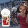 Selfie Ring Light 36 LEDs Ring Fill Light Clip for iPhone Xs Max/XR Galaxy S10 Plus Tablet