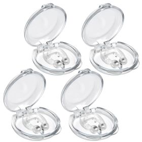4 Pcs Magnetic Nose Clip Anti Snoring Device Sleeping Aid Comfortable and Reusable for Men and Women