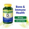 Spring Valley Vitamin D3 Softgels;  25mcg;  1,000 IU;  450 Count