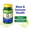 Spring Valley Vitamin D3 Supplement;  50 mcg 2,000 IU;  200 Count