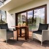 Outdoor Seat Cushion Set Waterproof Patio Furniture Cushion and Back Pillow Fade Resistant Deep Seat Set Chair Pad with Removable Cover for Chair Sofa