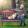 Bench Seat Cushion For Indoor Outdoor Furniture Non Slip Long Chair Cushion with Ties Strap Swing Cushion 51.18x19.68IN For Garden Patio Balcony Entr