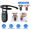 Intelligent Posture Corrector Hanging Back Posture Correction Trainer with Vibrating Reminder Charging Cable Strapless Back Brace for Kids White Colla