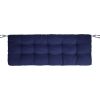 Bench Seat Cushion For Indoor Outdoor Furniture Non Slip Long Chair Cushion with Ties Strap Swing Cushion 51.18x19.68IN For Garden Patio Balcony Entr