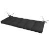 Bench Seat Cushion For Indoor Outdoor Furniture Non Slip Long Chair Cushion with Ties Strap Swing Cushion 51.18x19.68IN For Garden Patio Balcony Entr