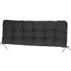 Bench Seat Cushion For Indoor Outdoor Furniture Non Slip Long Chair Cushion with Ties Strap Swing Cushion 51.18x19.68IN For Garden Patio Balcony Entr