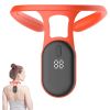 Intelligent Posture Corrector Hanging Back Posture Correction Trainer with Vibrating Reminder Charging Cable Strapless Back Brace for Kids White Colla