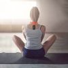 Intelligent Posture Corrector Hanging Back Posture Correction Trainer with Vibrating Reminder Charging Cable Strapless Back Brace for Kids White Colla