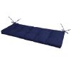 Bench Seat Cushion For Indoor Outdoor Furniture Non Slip Long Chair Cushion with Ties Strap Swing Cushion 51.18x19.68IN For Garden Patio Balcony Entr